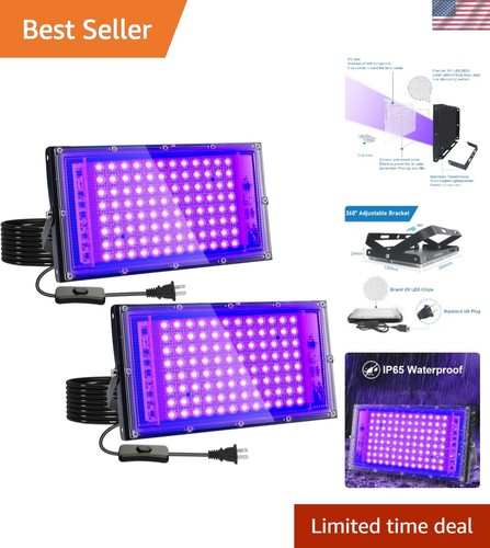 Set luce nera 100w luci - uv,