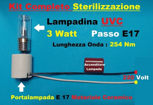 Kit lampada lampadina neon - kit,
