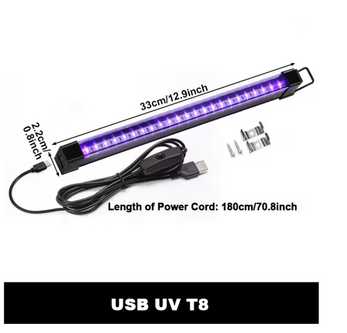 Barra luminosa nera - , uv